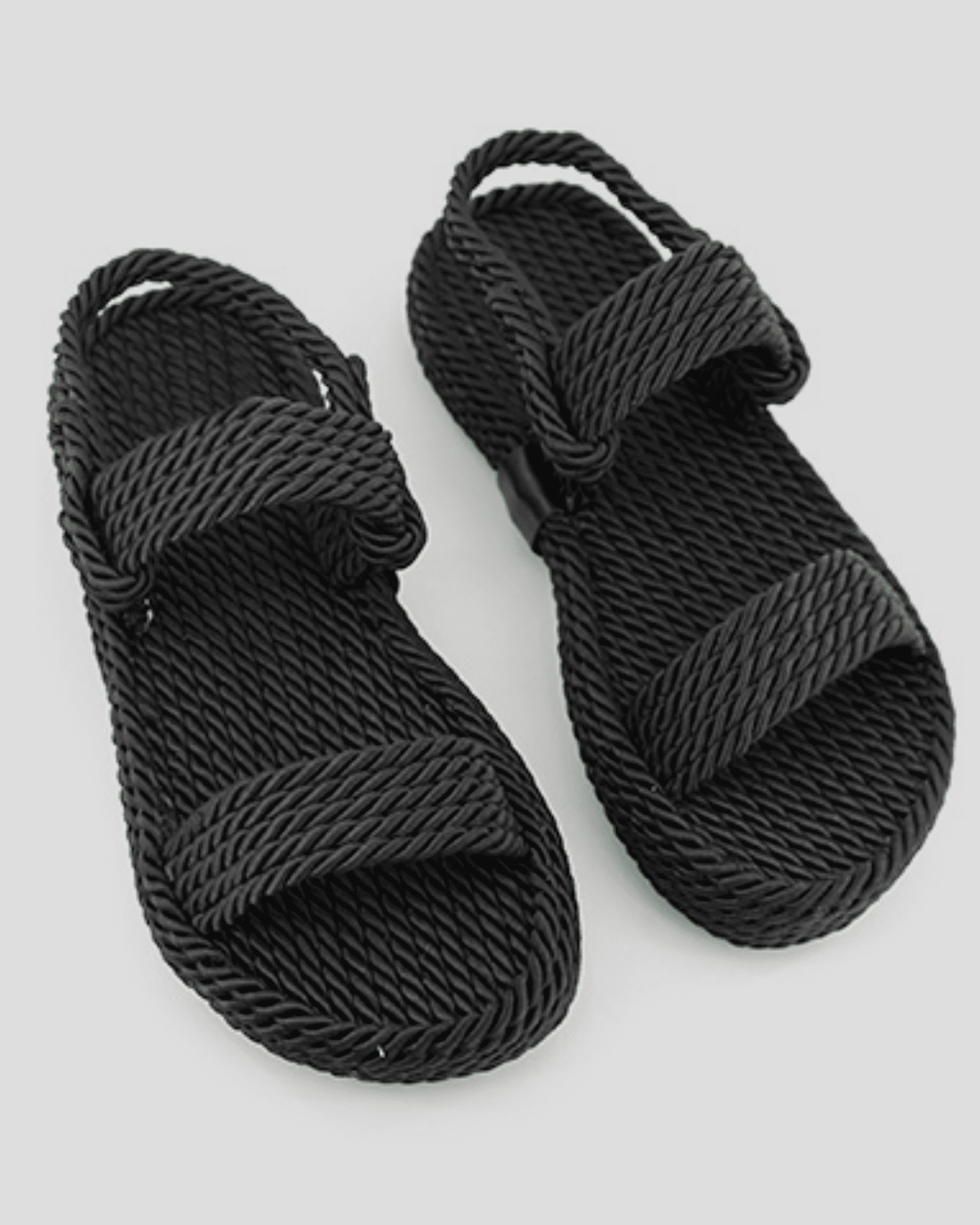 Rope Sandals Nomadic Strap - Black BY Mumka - Sandals available at DOYUF